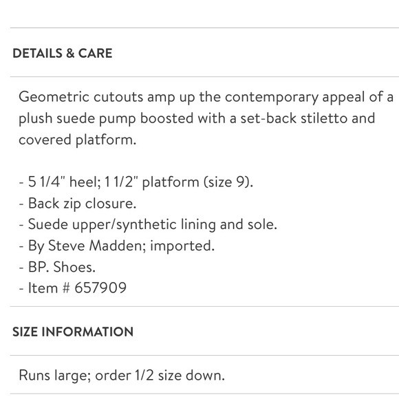 Black Steve Maden heels. Size 8! - Picture 6 of 6